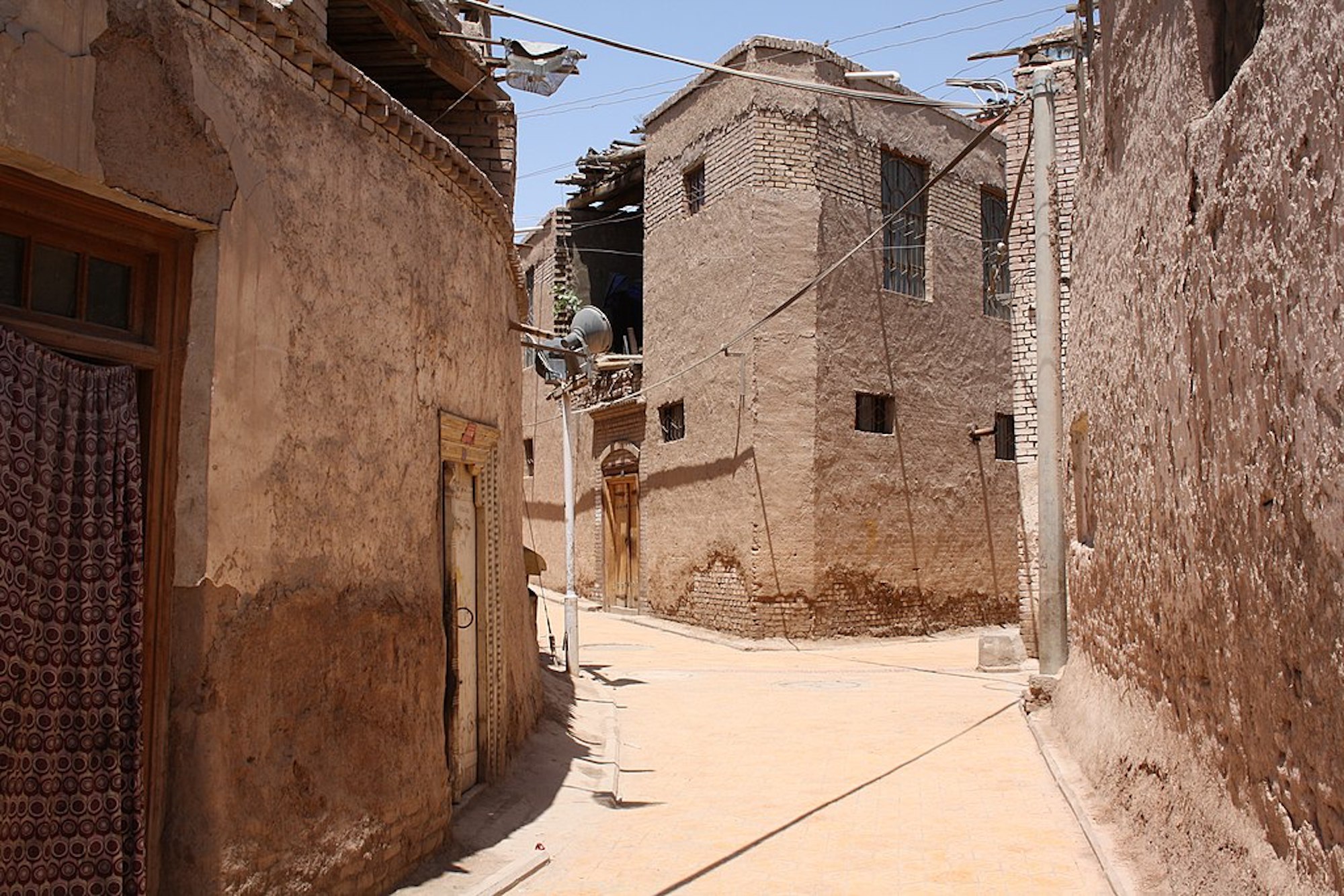 Lehmbauten in der Altstadt von Kashgar. (Bild aus dem Jahr 2011)